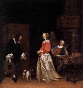 Gerard Ter Borch, The Suitors Visit